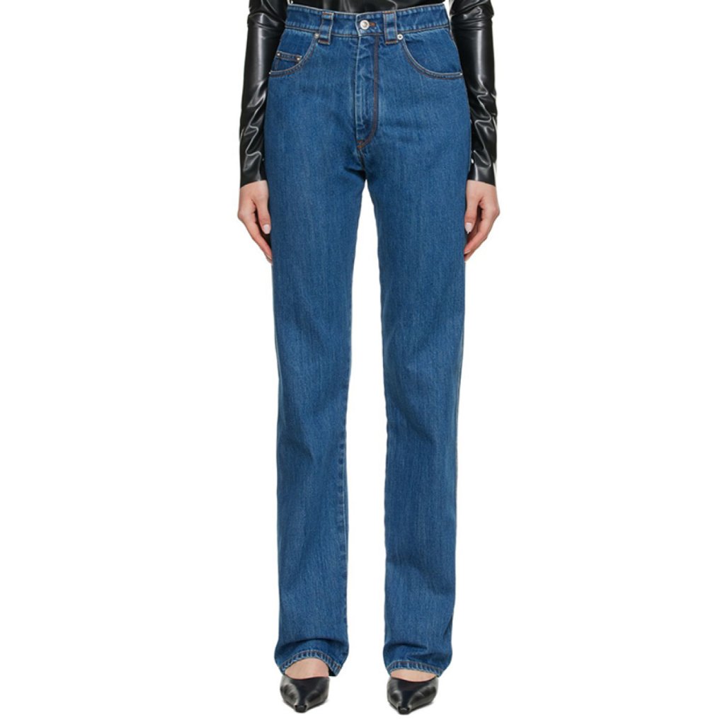 Kwaidan Editions - Blue Denim Hi-Rise Jeans - Size 34